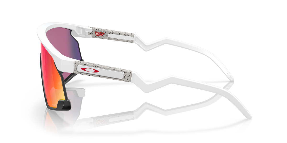 BXTR Gafas de Sol Oakley Blanco Mate Negro Mate Lente Prizm Road #2