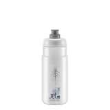Vattenflaska Elite Jet Sugar Cane Transparent/Logo Grey