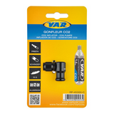 VAR CO2 Cartridge Adapter Nero