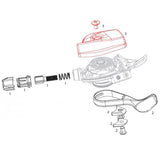 Sram XX1 Trigger Desna Ručica Mjenjača Kućište Pin/Vijak Kit Crna