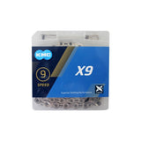 KMC X-9 Ketting 114 Schakels 9s Chrome