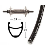 Front Wheel Winora Vuelta Airline Solid Axle 100mm Black