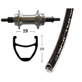 Rear Wheel Winora Vuelta Airline Solid Axle 135mm 6/7s Black