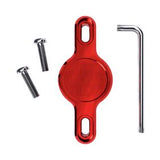 Muc-Off Secure Tag V2 Supporto per Portaborraccia Apple Airtag Rosso
