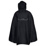 Vaude Valdipino Wasserdichter Poncho Schwarz